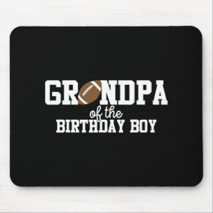 Tapis De Souris Papi 5 de l'anniversaire du garçon amateur de foot