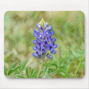 Tapis De Souris Papier à souris Texas Bluebonnet