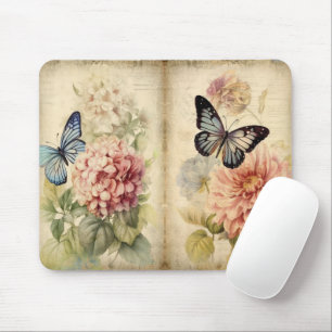 Tapis De Souris Papier arrière - plan scrapbook peinture Vintage R