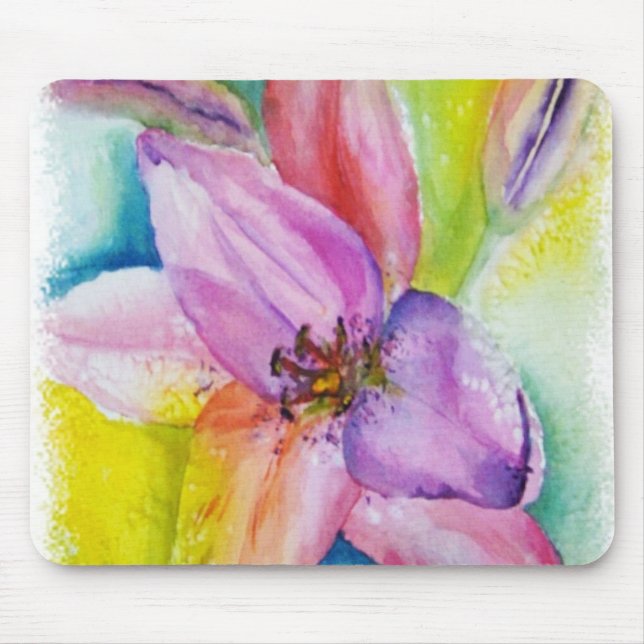 TAPIS DE SOURIS PAPIER DE SOURIS LILY COULEUR NEON (Devant)