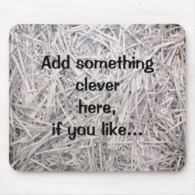 Tapis De Souris Papier déchiqueté (Devant)