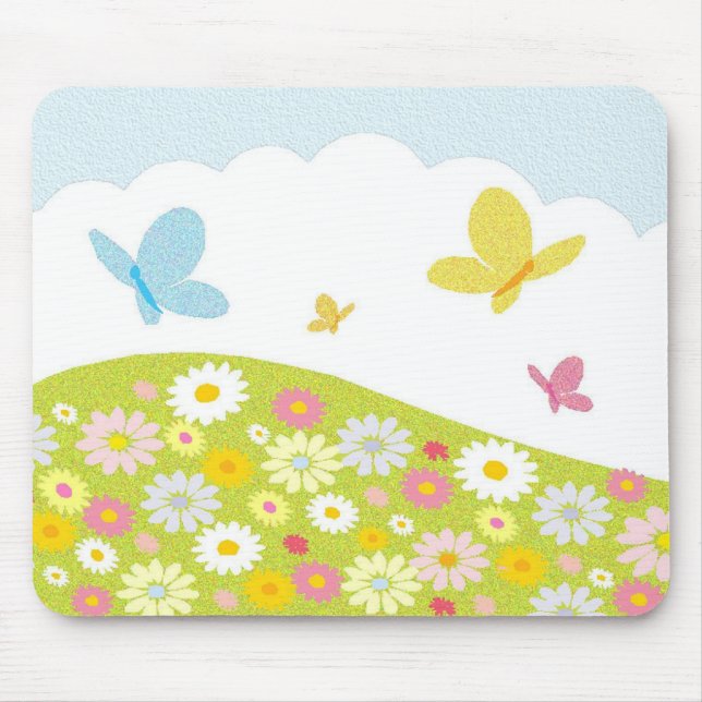 Tapis De Souris Papier-papillon (Devant)