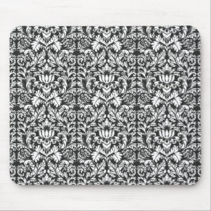 Tapis De Souris Papier peint classique brocart en dentelle de Dama