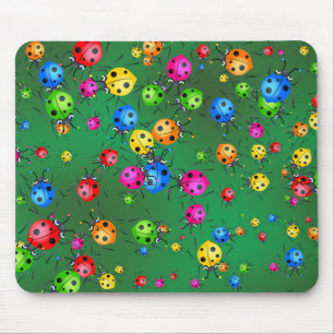 Tapis De Souris Papier peint de coccinelle