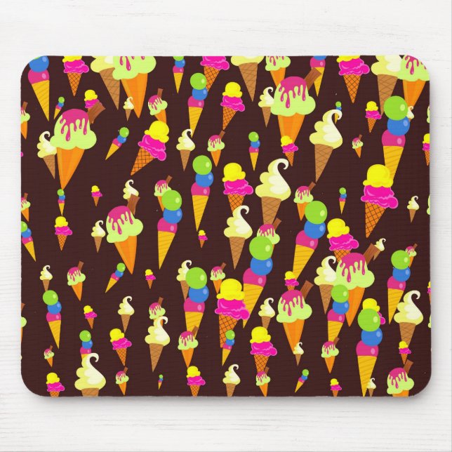 Tapis De Souris Papier peint de glace (Devant)