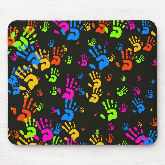 Tapis De Souris Papier peint de mains (Devant)