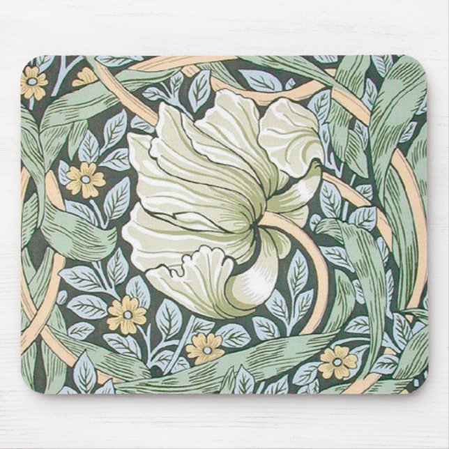 Tapis De Souris Papier peint floral William Morris Pimpernel (Devant)