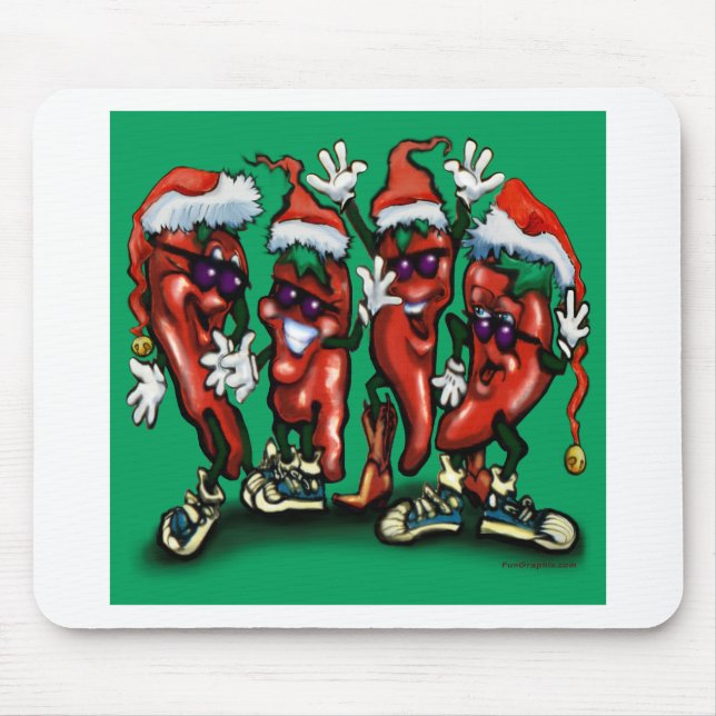 Tapis De Souris Papiers de Noël (Devant)