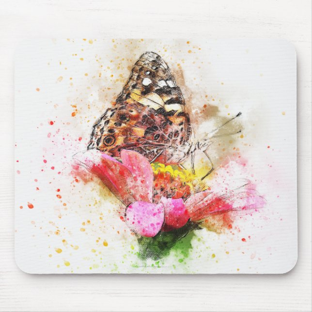 Tapis De Souris Papillon (Devant)