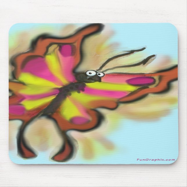 Tapis De Souris Papillon (Devant)