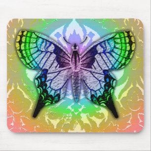 TAPIS DE SOURIS PAPILLON.
