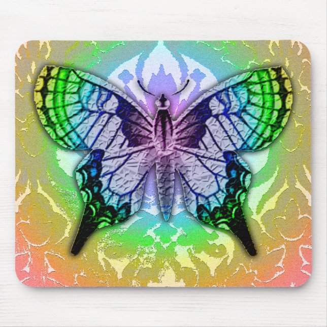 TAPIS DE SOURIS PAPILLON. (Devant)