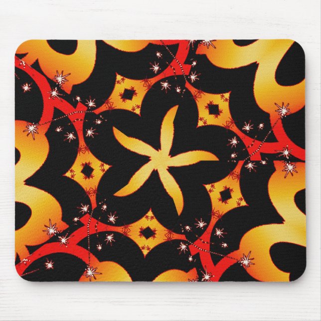 Tapis De Souris Papillon Abstrait (Devant)