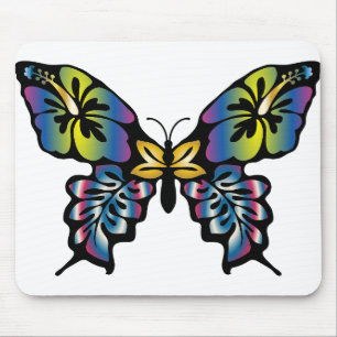 Tapis De Souris Papillon Abstrait 3