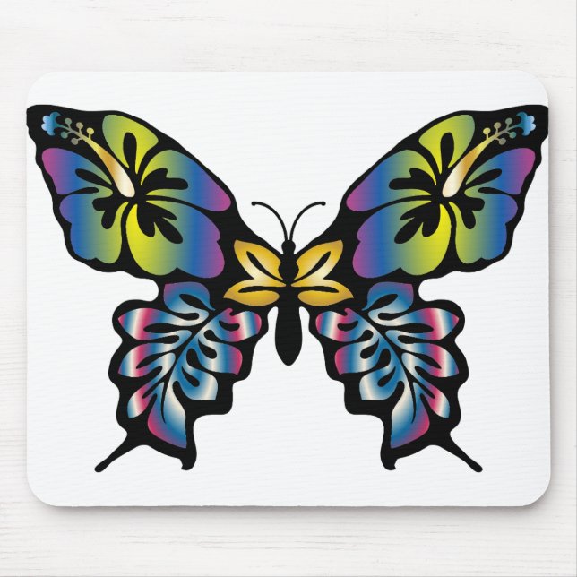 Tapis De Souris Papillon Abstrait 3 (Devant)
