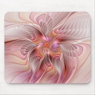 Tapis De Souris Papillon Abstrait Coloré Art Fantastique Fractal