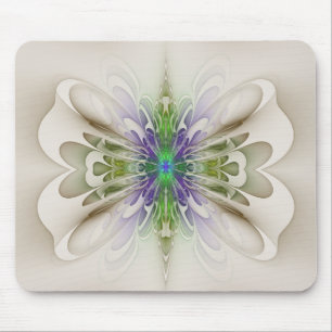 Tapis De Souris Papillon Abstrait et vert "Gowan Grove"