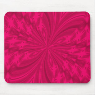 Tapis De Souris Papillon Abstrait framboise rose MOUSEPAD