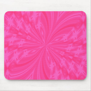 Tapis De Souris Papillon Abstrait rose clair MOUSEPAD