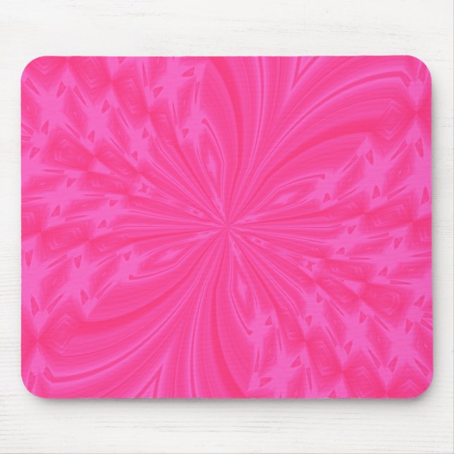 Tapis De Souris Papillon Abstrait rose clair MOUSEPAD (Devant)
