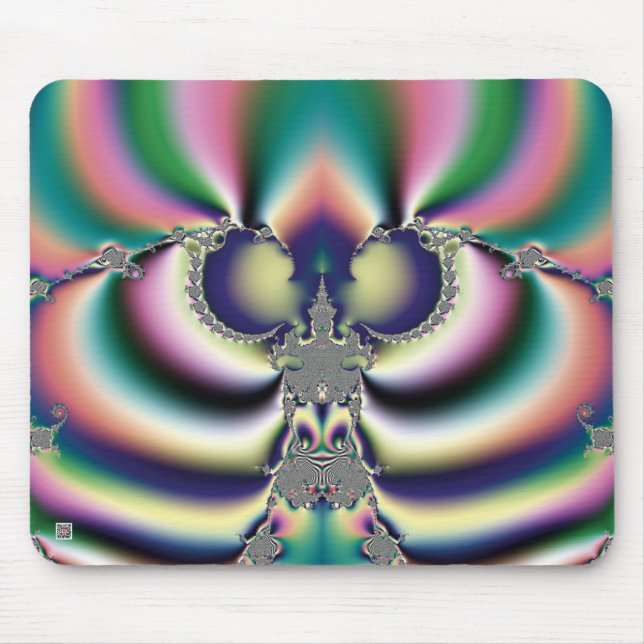 Tapis De Souris Papillon Arc-en-Ciel (Devant)