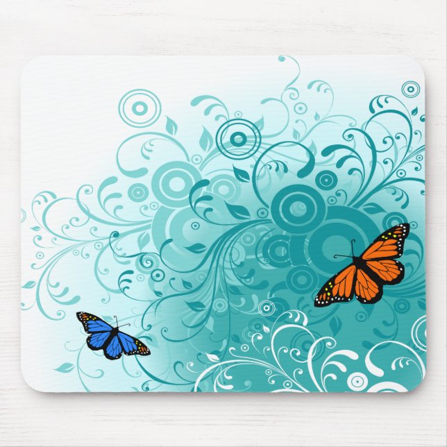 Tapis De Souris Papillon Art 2 Mousepad (Devant)