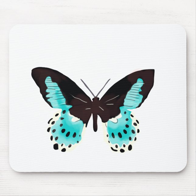 Tapis De Souris Papillon bleu (Devant)
