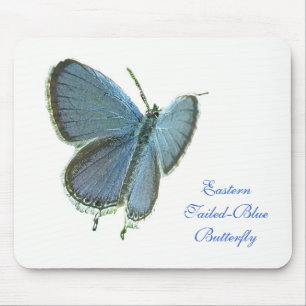Tapis De Souris Papillon bleu à queue orientale