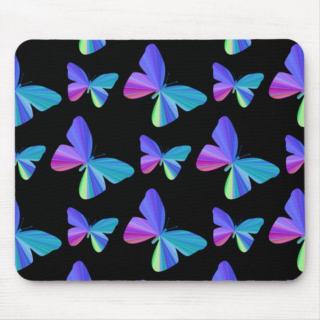 Tapis De Souris Papillon coloré Pad (Devant)