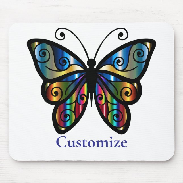 Tapis De Souris Papillon Coloré Thunder_Cove (Devant)