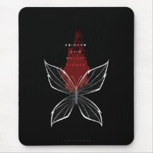 Papillon de la pluie de Crimson