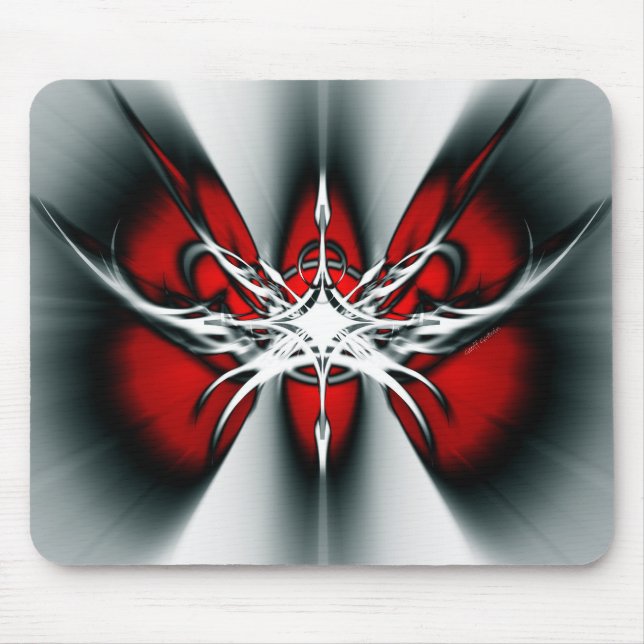 Tapis De Souris Papillon de Penda [ROUGE] (Devant)