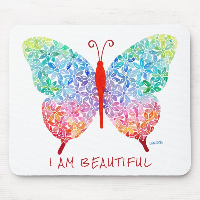 Tapis De Souris Papillon de souris (Devant)