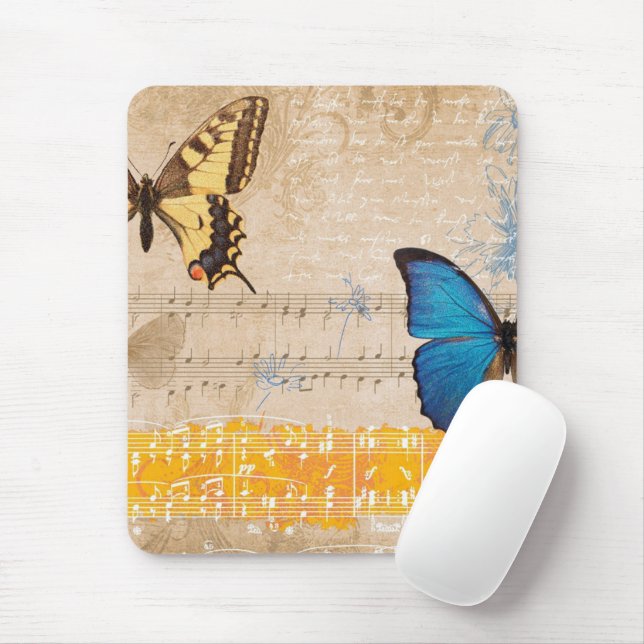 Tapis De Souris Papillon de souris (Avec souris)