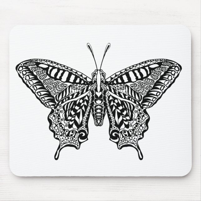 Tapis De Souris Papillon de style (Devant)