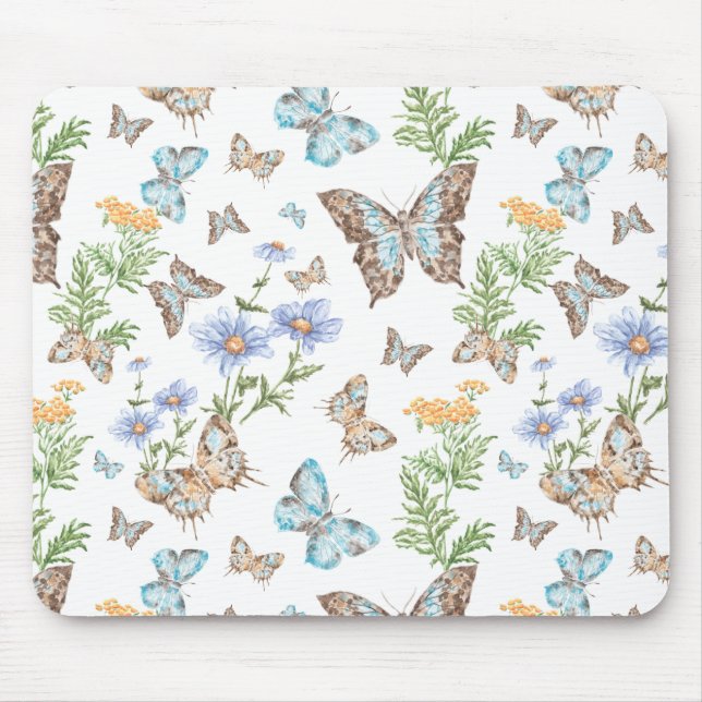 Tapis De Souris Papillon, effet Art (Devant)