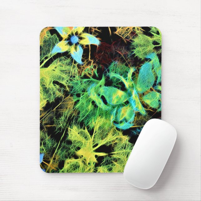 Tapis De Souris Papillon et Rodilius Fleur Pad (Avec souris)