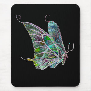 Tapis De Souris Papillon exotique Mousepad