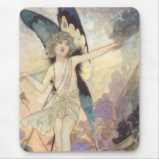 Tapis De Souris Papillon féerique victorien vintage par Robinson
