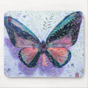 Tapis De Souris Papillon Imaginaire de jardin