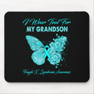 Tapis De Souris Papillon Je Porte Turquoise Pour Mon Petit-Fils Fr