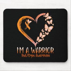 Tapis De Souris Papillon Je suis un guerrier Rsd Crps Sensibilisat