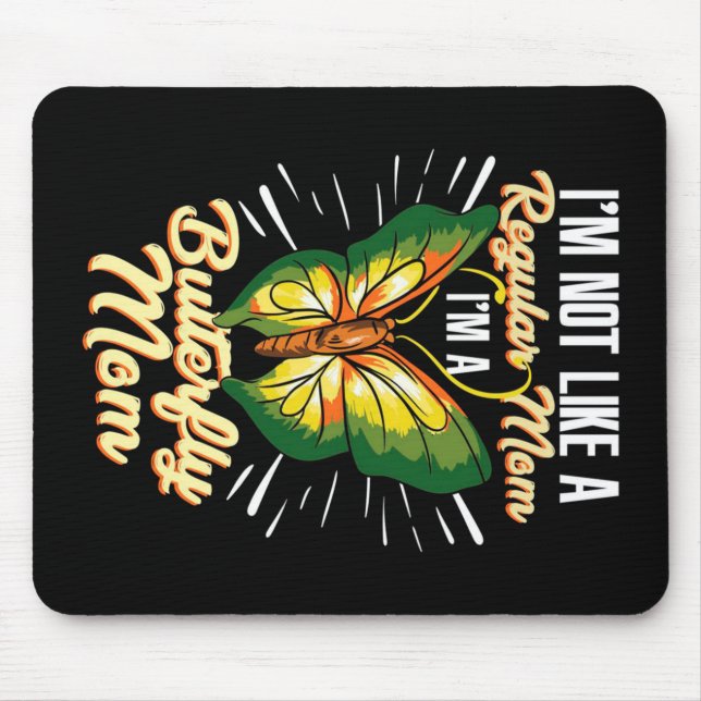 Tapis De Souris Papillon Mère Cadeau, Mère Cadeau Anniversaire, Fê (Devant)