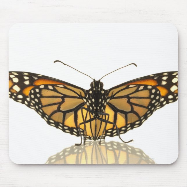 Tapis De Souris Papillon monarque avec ailes étalées (Devant)