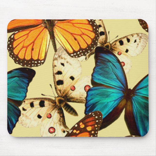 Tapis De Souris Papillon Mousepad (Devant)