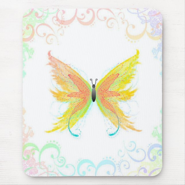 Tapis De Souris Papillon Mousepad (Devant)