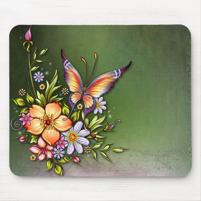 Tapis De Souris Papillon mousepad (Devant)