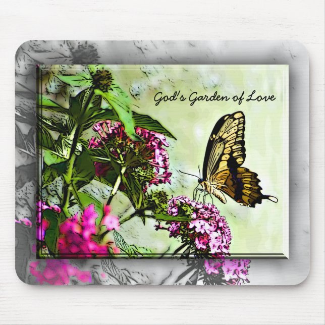Tapis De Souris Papillon Mousepad (Devant)
