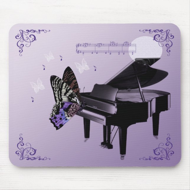 Tapis De Souris Papillon Mousepad d'ouverture (Devant)
