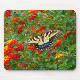 Tapis De Souris Papillon parmi le Lantana Mousepads